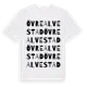 White t-shirt med Övre Alvestad ordlek t-shirt