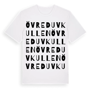 Övre Duvkullen ordlek t-shirt – ekologisk bomull t-shirt från Pinshirt