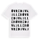 Övre Duvkullen ordlek t-shirt