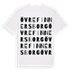 Övre Finnersborg ordlek t-shirt