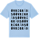 Blue Soul t-shirt med Övre Gränsö ordlek t-shirt