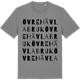 Mid Heather Gray t-shirt med Övre Hävla bruk ordlek t-shirt