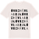 Vintage White t-shirt med Övre Hävla bruk ordlek t-shirt