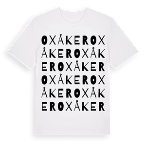 Oxåker ordlek t-shirt – ekologisk bomull t-shirt från Pinshirt