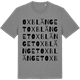 Mid Heather Gray t-shirt med Oxblänget ordlek t-shirt