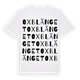 Oxblänget ordlek t-shirt