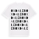 Oxdalen ordlek t-shirt