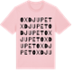 Pink Cotton t-shirt med Oxdjupet ordlek t-shirt