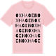 Pink Cotton t-shirt med Oxhagen ordlek t-shirt