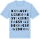 Blue Soul t-shirt med Oxhagsviken ordlek t-shirt