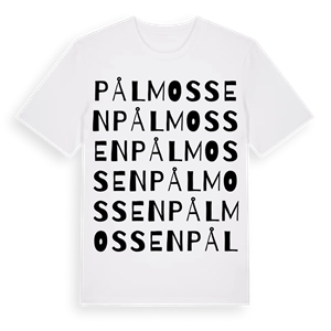 Pålmossen ordlek t-shirt – ekologisk bomull t-shirt från Pinshirt