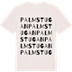 Vintage White t-shirt med Palmstugan ordlek t-shirt