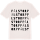 Vintage White t-shirt med Pålstorp ordlek t-shirt