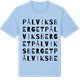 Blue Soul t-shirt med Pålviksberget ordlek t-shirt