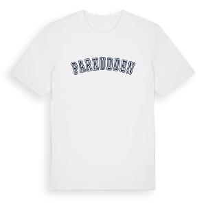 Parkudden college t-shirt – ekologisk bomull t-shirt från Pinshirt