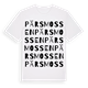 Pärsmossen ordlek t-shirt