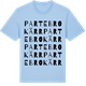 Blue Soul t-shirt med Partebrokärr ordlek t-shirt