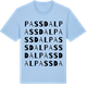 Blue Soul t-shirt med Passdal ordlek t-shirt