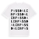 Passdalen ordlek t-shirt