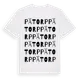 White t-shirt med Pätorp ordlek t-shirt