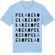 Blue Soul t-shirt med Pelarebo ordlek t-shirt