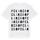 Pelarebo ordlek t-shirt