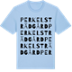 Blue Soul t-shirt med Perkels trädgård ordlek t-shirt