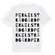 Perkels trädgård ordlek t-shirt