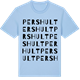Blue Soul t-shirt med Pershult ordlek t-shirt