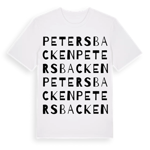 Petersbacken ordlek t-shirt – ekologisk bomull t-shirt från Pinshirt