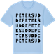 Blue Soul t-shirt med Petersudde ordlek t-shirt