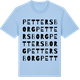 Blue Soul t-shirt med Pettersborg ordlek t-shirt