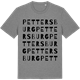 Mid Heather Gray t-shirt med Pettersburg ordlek t-shirt