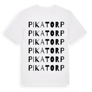 Pikatorp ordlek t-shirt – ekologisk bomull t-shirt från Pinshirt