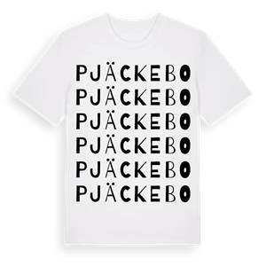 Pjäckebo ordlek t-shirt – ekologisk bomull t-shirt från Pinshirt