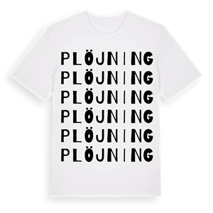 Plöjning ordlek t-shirt – ekologisk bomull t-shirt från Pinshirt