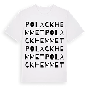 Polackhemmet ordlek t-shirt – ekologisk bomull t-shirt från Pinshirt
