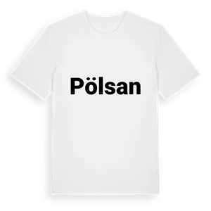Pölsan fetstil t-shirt – ekologisk bomull t-shirt från Pinshirt