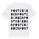 Postegården ordlek t-shirt