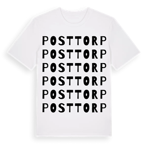 Posttorp ordlek t-shirt – ekologisk bomull t-shirt från Pinshirt