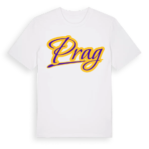 Prag baseball t-shirt – ekologisk bomull t-shirt från Pinshirt
