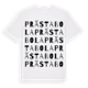 Prästabola ordlek t-shirt