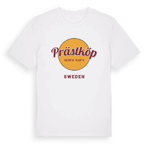Prästköp cirkel t-shirt – ekologisk bomull t-shirt från Pinshirt