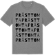 Mid Heather Gray t-shirt med Prästtomta ordlek t-shirt