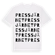 Pressjärnet ordlek t-shirt