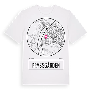 Pryssgården t-shirt – ekologisk bomull t-shirt från Pinshirt