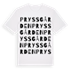 Pryssgården ordlek t-shirt