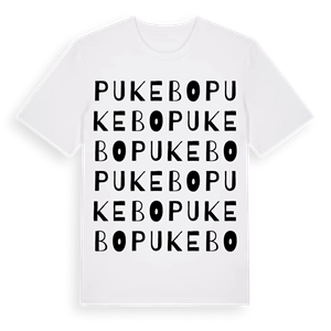 Pukebo ordlek t-shirt – ekologisk bomull t-shirt från Pinshirt