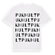 Pukhult ordlek t-shirt