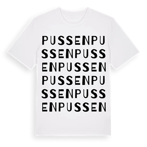Pussen ordlek t-shirt – ekologisk bomull t-shirt från PinShirt